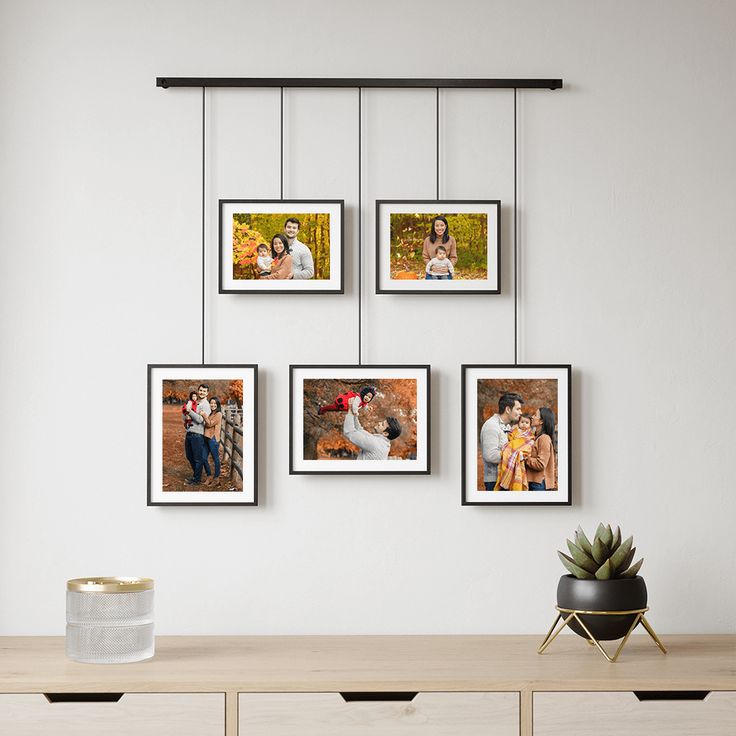 7 Piece Black Gallery Wall Photo Frame Set